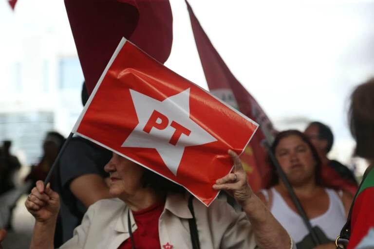 Bandeira do PT Foto: Paulo Pinto/Agência PT