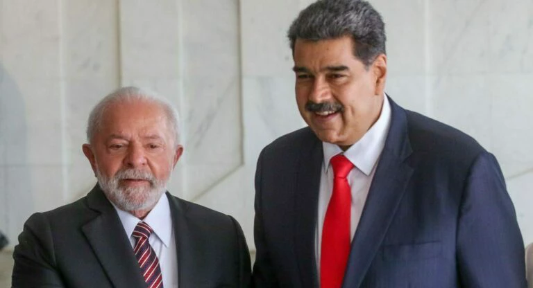 Lula e Nicolás Maduro Foto: Antônio Cruz/Agência Brasil