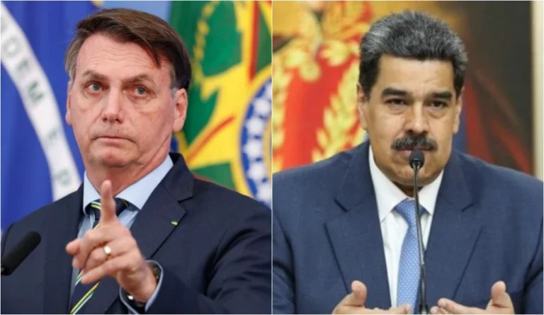 Ex-presidente Jair Bolsonaro e Nicolás Maduro Arte: Pleno.News