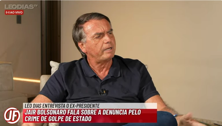 Jair Bolsonaro Foto: YouTube Leo Dias TV