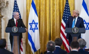 Benjamin Netanyahu e Donald Trump Foto: EFE/EPA/JIM LO SCALZO/POOL