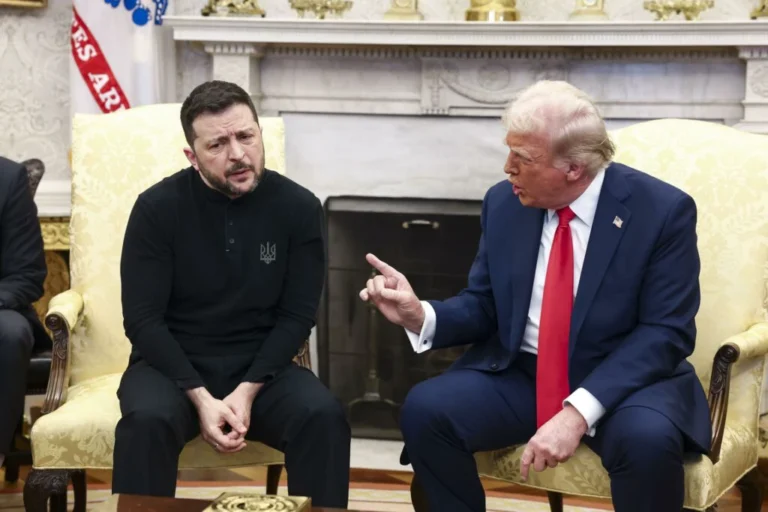 Zelensky e Trump durante encontro na última semana Foto: EFE/EPA/JIM LO SCALZO / POOL