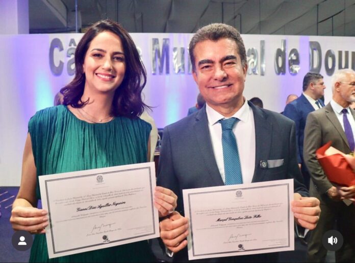 Marçal Filho e Gianni Nogueira recém diplomados prefeito e vice em Dourados - Foto: Redes Sociais