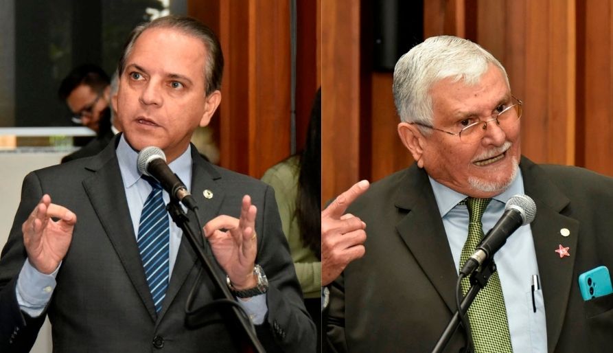 Coronel David e Zeca do PT - Foto: ALEMS