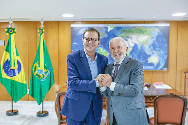 Eduardo Paes e Lula Foto: Ricardo Stuckert / PR