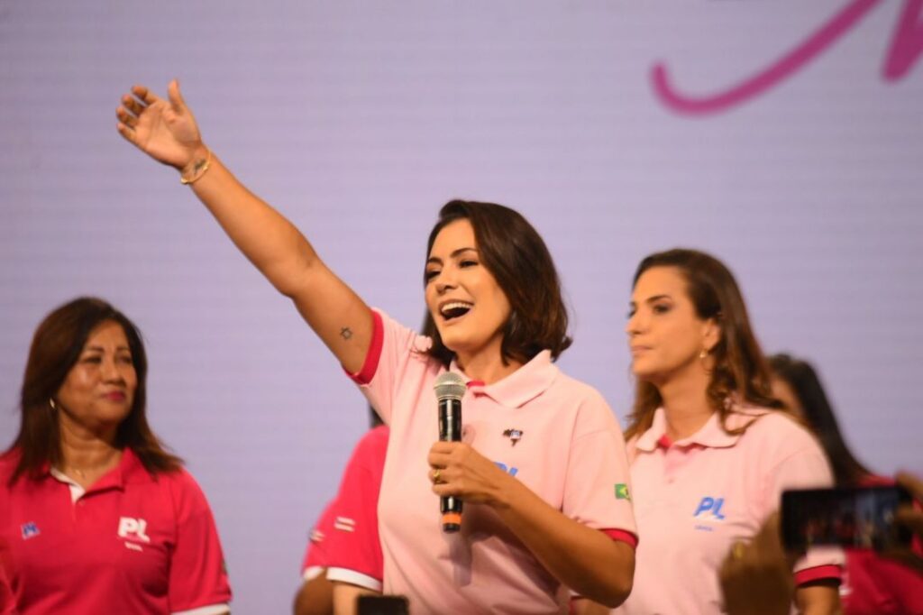 Michelle Bolsonaro em evento na Bahia - Foto: Divulgação