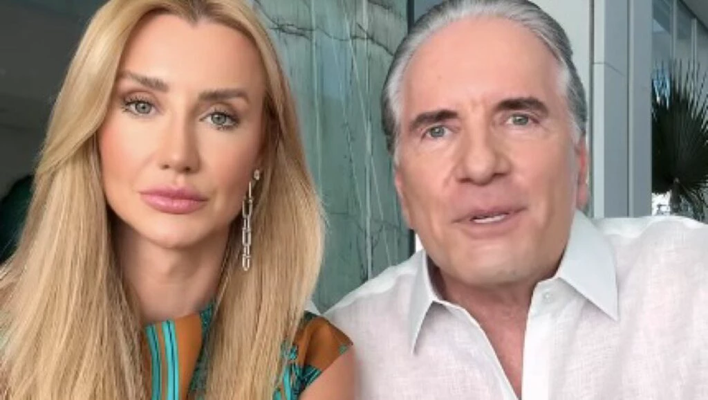 Ana Paula Siebert e Roberto Justus Foto: Reprodução/ Print de vídeo Instagram Roberto Justus