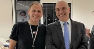Eduardo Tagliaferro e Alexandre de Moraes Foto: Reprodução/Redes Sociais
