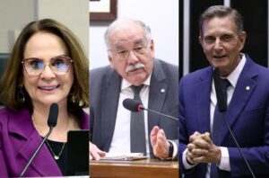 Damares Alves, Luiz Ovando e Marcelo Crivella - Foto: Agencia Câmara