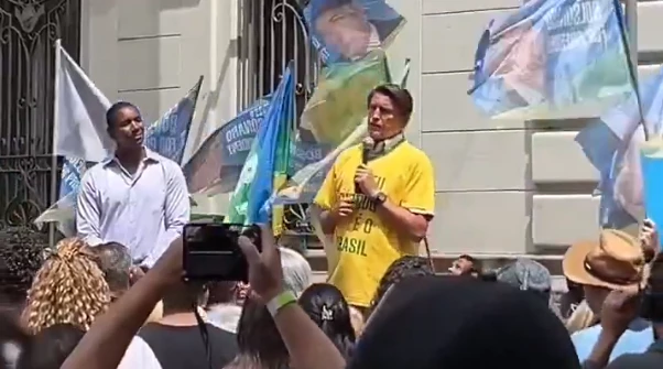 Gravações de filme sobre Jair Bolsonaro Fotos: Reprodução/Prints de vídeo