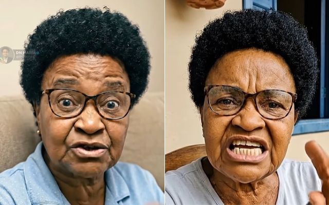 Dona Maria é um personagem criado com IA Fotos: Reprodução