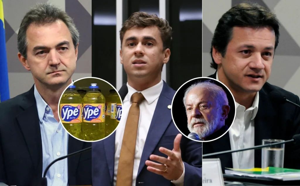 Nikolas falou sobre caso Ypê, irmãos Batista e alinhamento com Lula Fotos: Cleia Viana/Câmara dos Deputados // Reprodução/TV Band // Kayo Magalhães/Câmara dos Deputados // Marina Ramos/Camara dos Deputados // Luis Macedo/Câmara dos Deputados