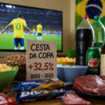 Copa do Mundo fica mais salgada no bolso: cesta do torcedor sobe 32,5% e supera de longe a inflação do período