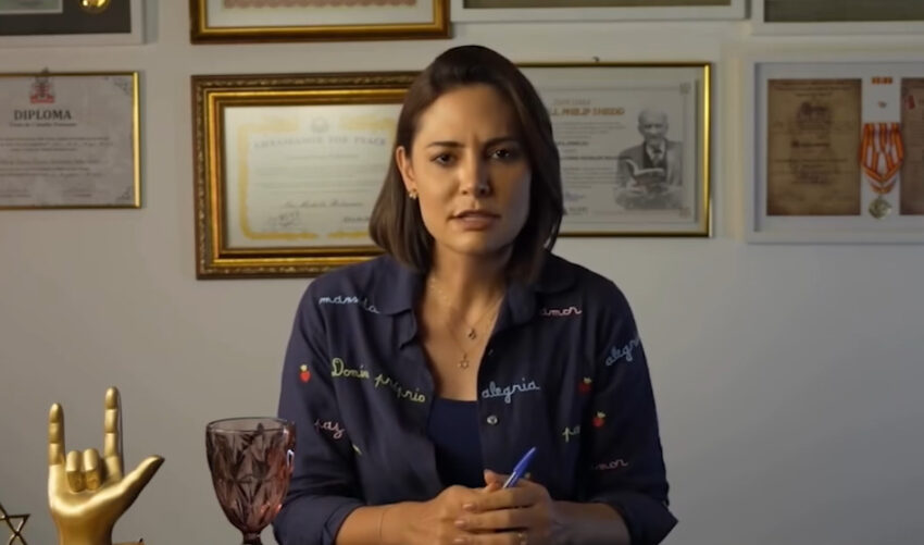 Michelle Bolsonaro Foto: Frame de vídeo / Instagram