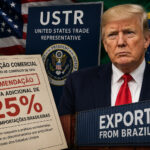 EUA concluem investigação comercial e recomendam tarifa de 25% sobre produtos brasileiros em resposta a políticas “irrazoáveis”