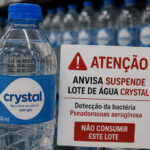 Anvisa suspende lote de água Crystal após detecção de bactéria em garrafas de quinhentos mililitros