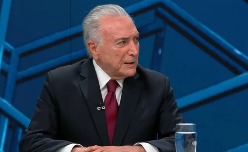 Michel Temer Foto: Reprodução/Band