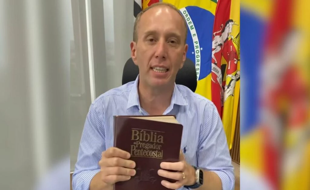 Rodrigo Manga, prefeito de Sorocaba Foto: Instagram @rodrigomangaoficial