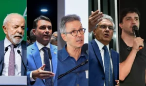 Fotos: PR/Ricardo Stuckert // Carlos Moura/Agência Senado // Dirceu Aurélio/Imprensa MG // Roque de Sá/Senado // Reprodução/YouTube Renan Santos