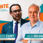 Cury anuncia Júlio Delgado como vice e apresenta reformas para superar polarização nas eleições de 2026